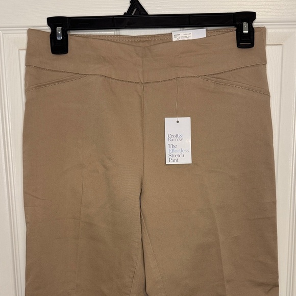 NWT Croft & Barrow Straight Fit Mid Rise Pants - Picture 3 of 7
